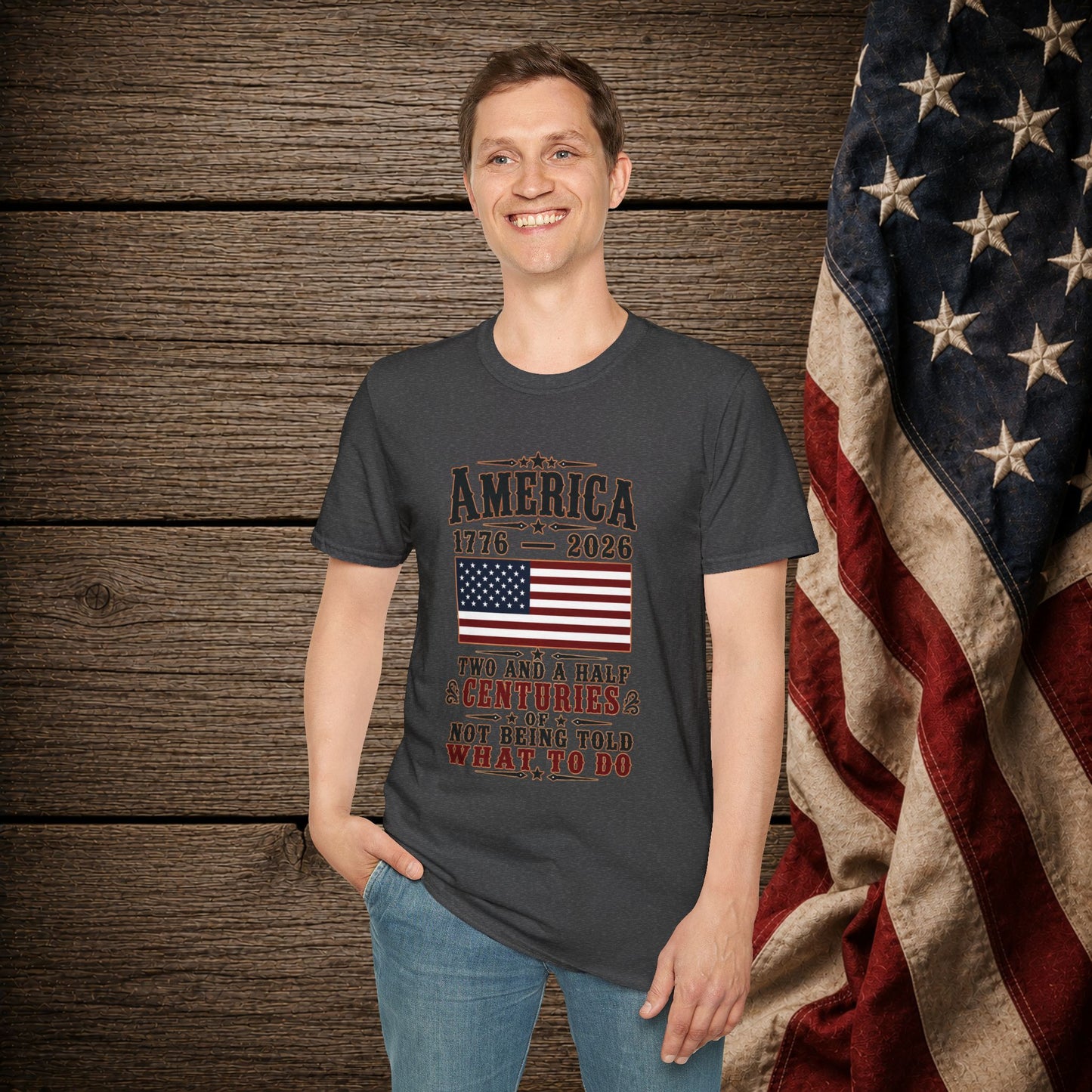 America 1776-2026  Adult Size T-Shirt