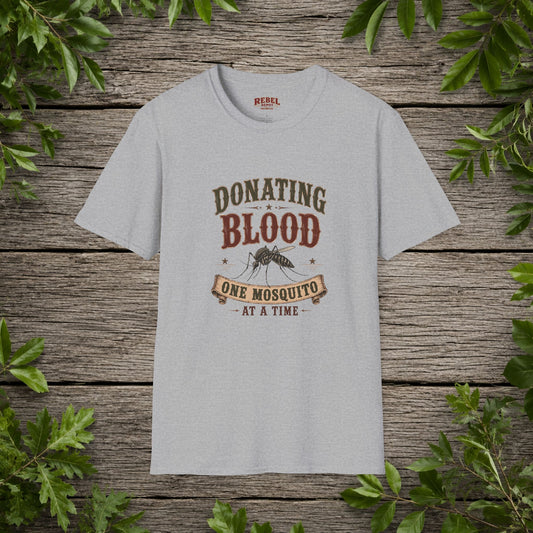 Donating Blood   Adult Size T-Shirt