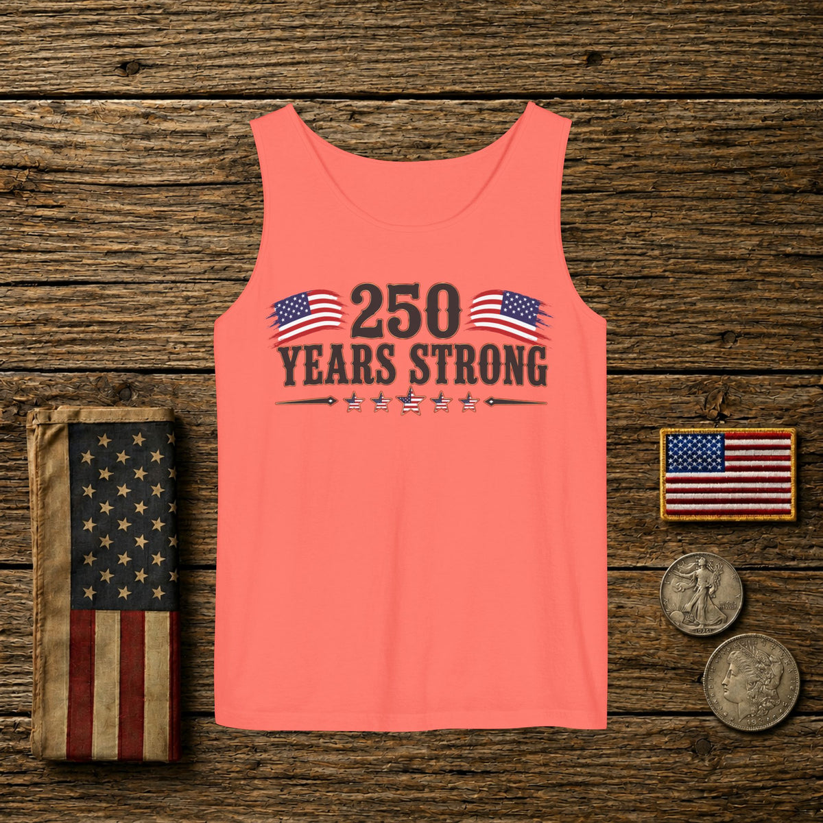 250 Years Strong   Adult Unisex Tank Top