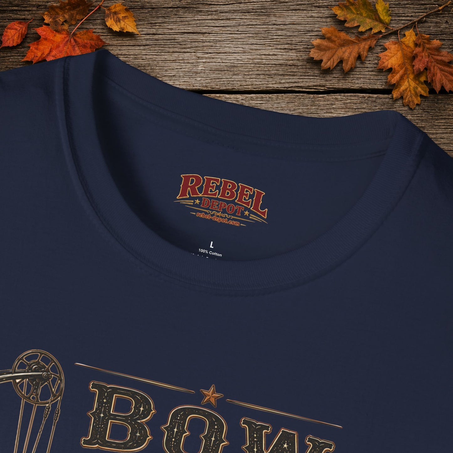 Bow Boots Coffee  Adult Size T-Shirt