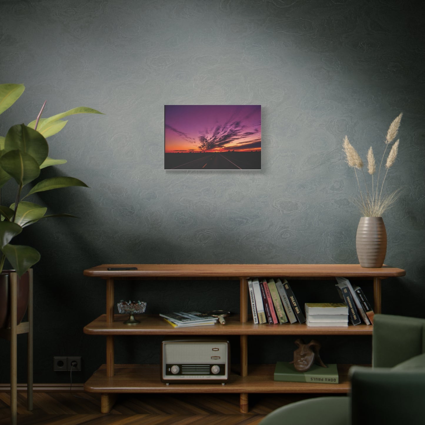 Backroad Sunset Matte Canvas