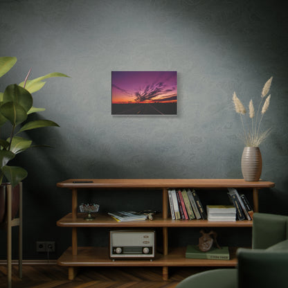 Backroad Sunset Matte Canvas