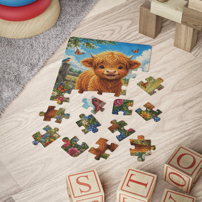 Highland Calf  Kids' Puzzle 30-Piece
