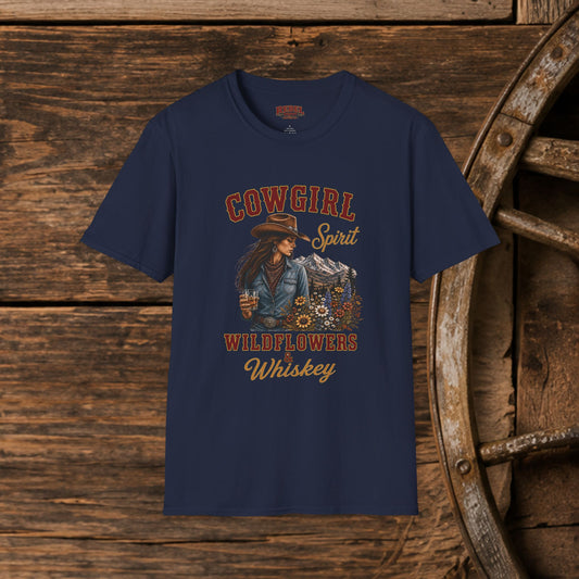 Cowgirl Spirit   Adult Size T-Shirt