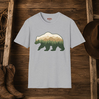 Wilderness Bear   Adult Size T-Shirt