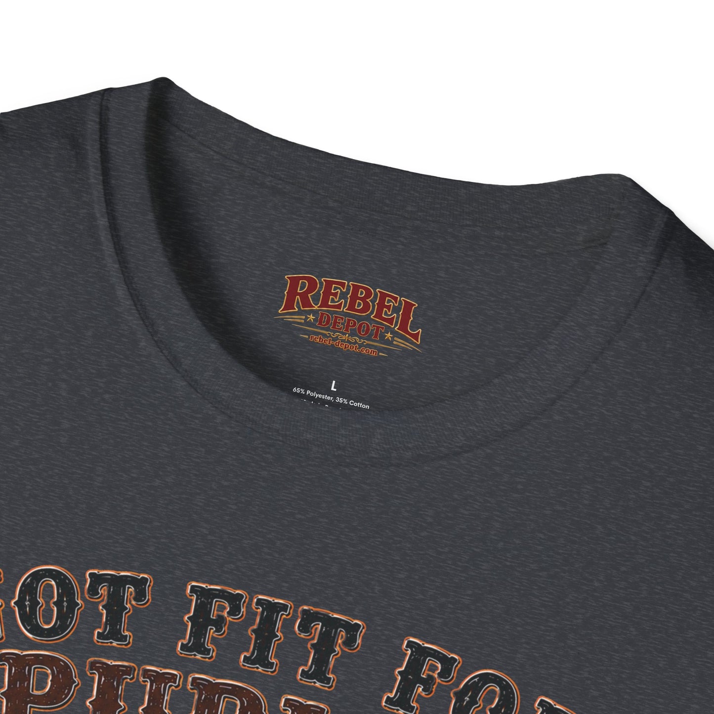 Not Fit For Public  Adult Size T-Shirt