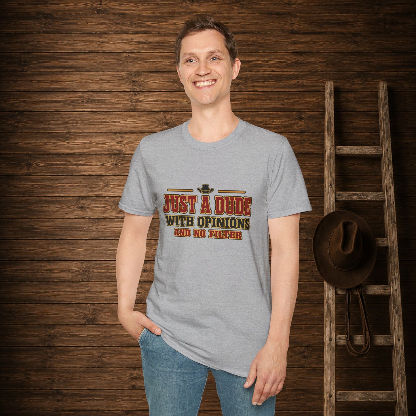 Just A Dude   Adult T-Shirt
