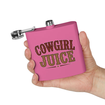 Cowgirl Juice  Stainless Steel Flask, 6oz