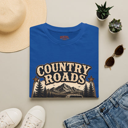Country Roads Chevy   Adult Size T-Shirt
