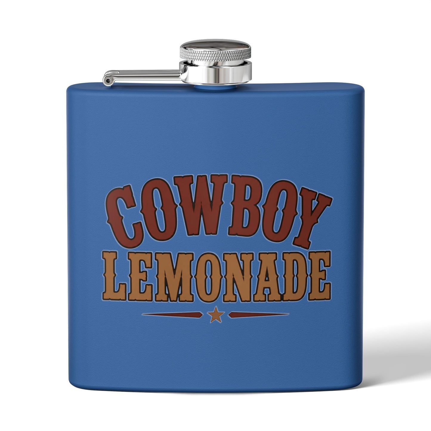 Cowboy Lemonade   Stainless Steel Flask, 6oz