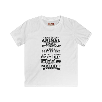 Market Project. Grew Up.   Kids Size T-Shirts