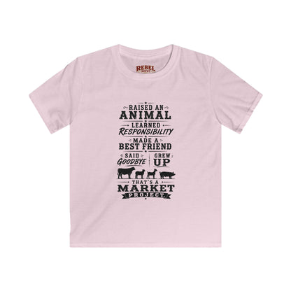 Market Project. Grew Up.   Kids Size T-Shirts