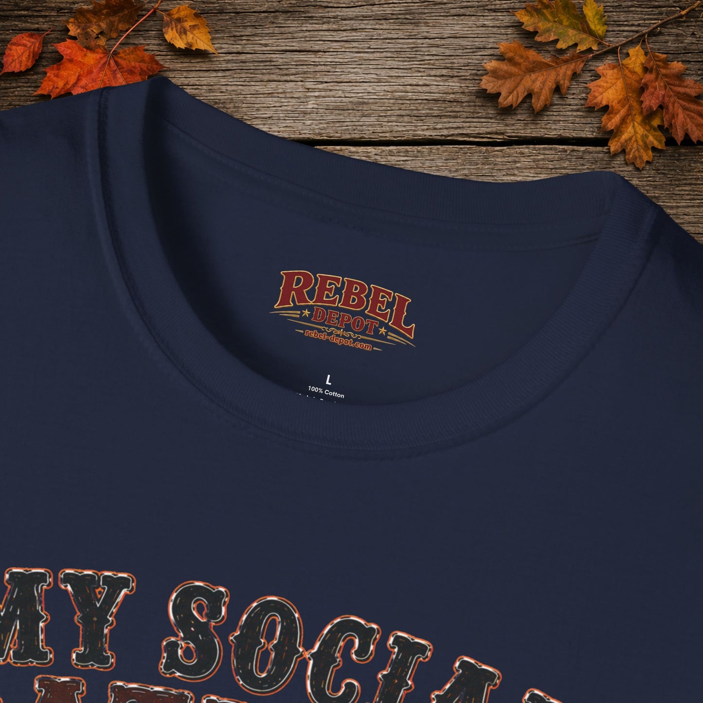 Social Battery Died  Adult Size T-Shirt