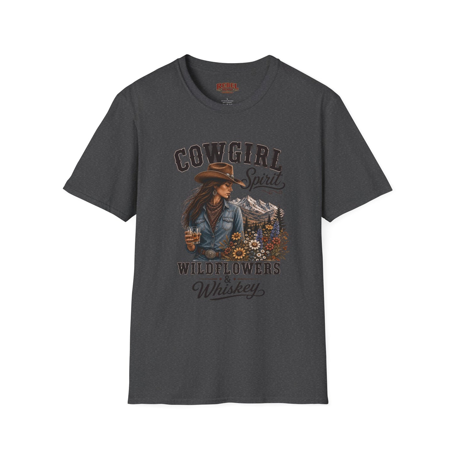 Cowgirl Spirit   Adult Size T-Shirt