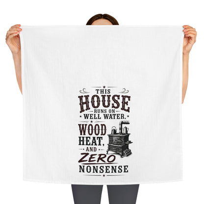House Runs On  Kitchen Tea Towel
