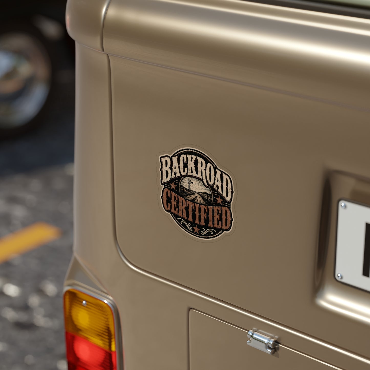 Backroad Cert  Transparent Outdoor Vinyl