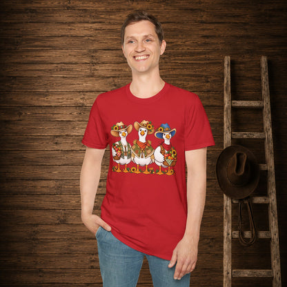 Fall Geese  Adult Size T-Shirt