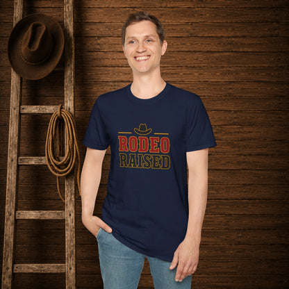 Rodeo Raised  Adult T-Shirt