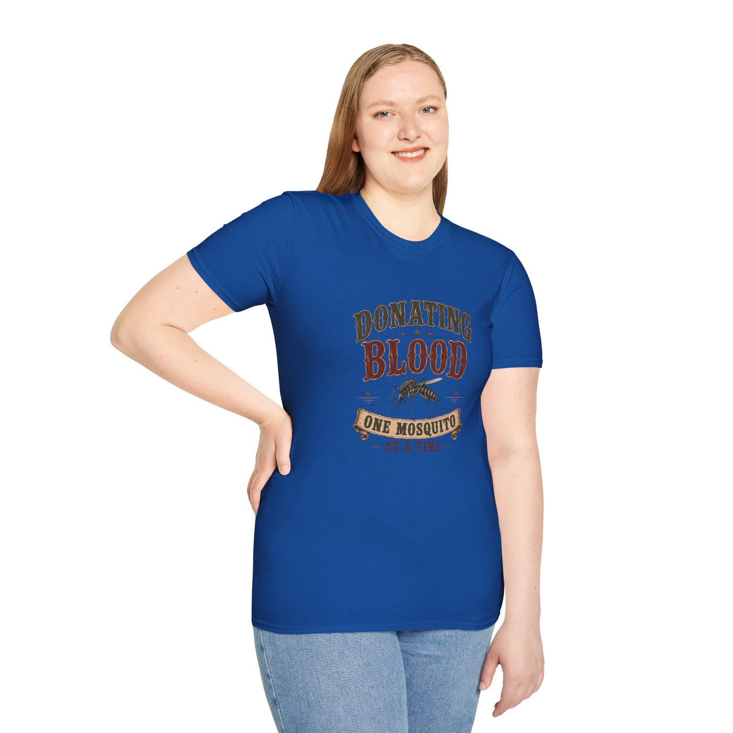 Donating Blood   Adult Size T-Shirt