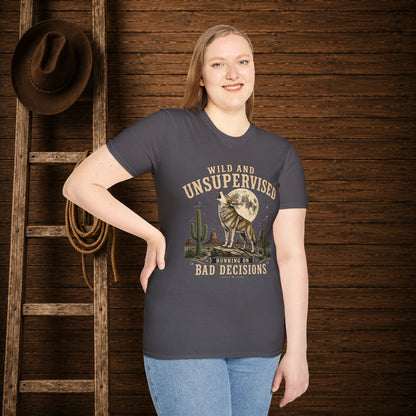 Wild and Unsupervised Cowboy T-Shirt