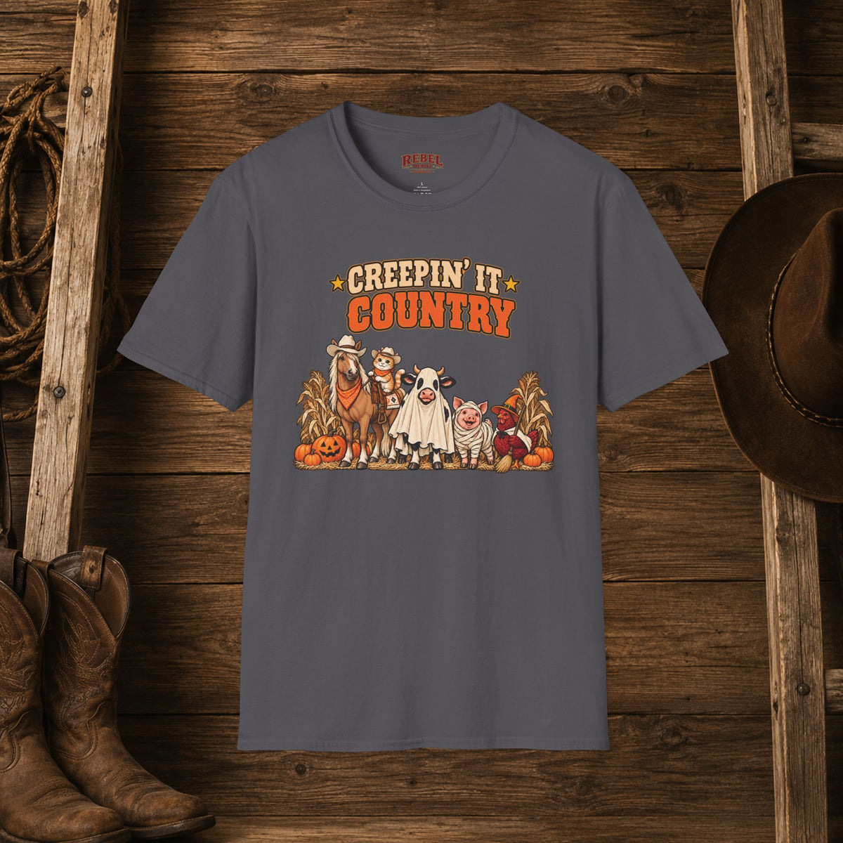 Creepin It Country   Adult Size T-Shirt