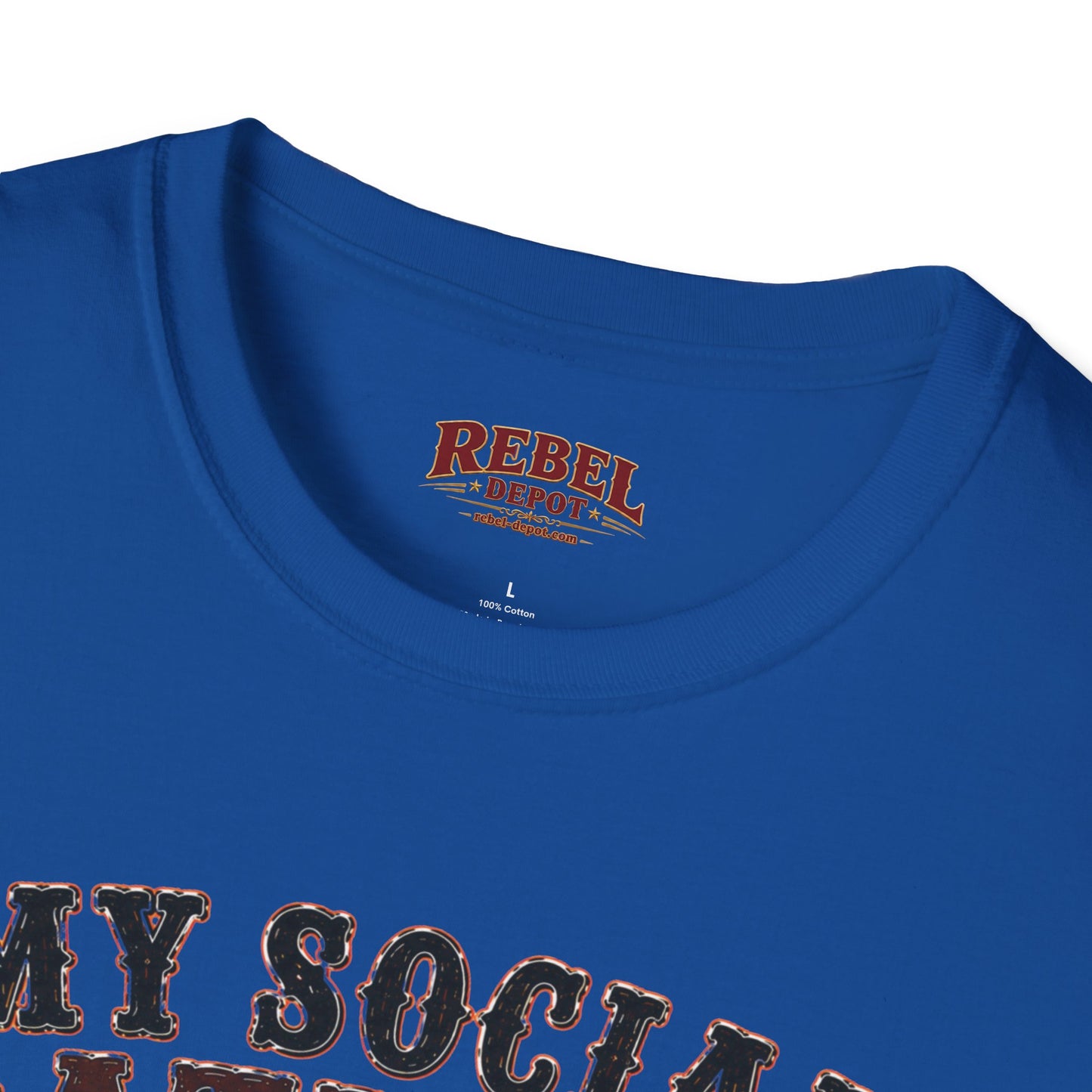 Social Battery Died  Adult Size T-Shirt