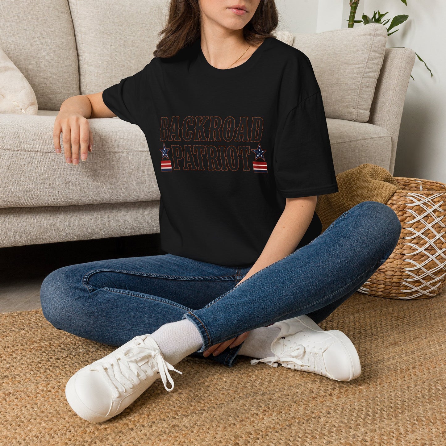 Backroad Patriot  Adult Size T-Shirt
