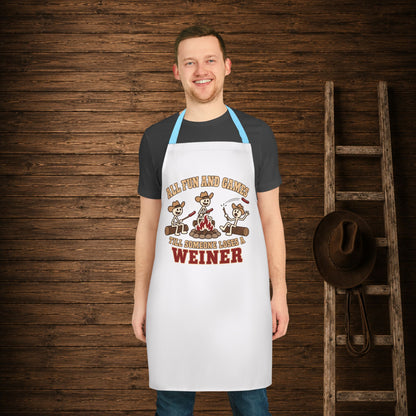 Fun and Games Till You Lose A Weiner  Apron