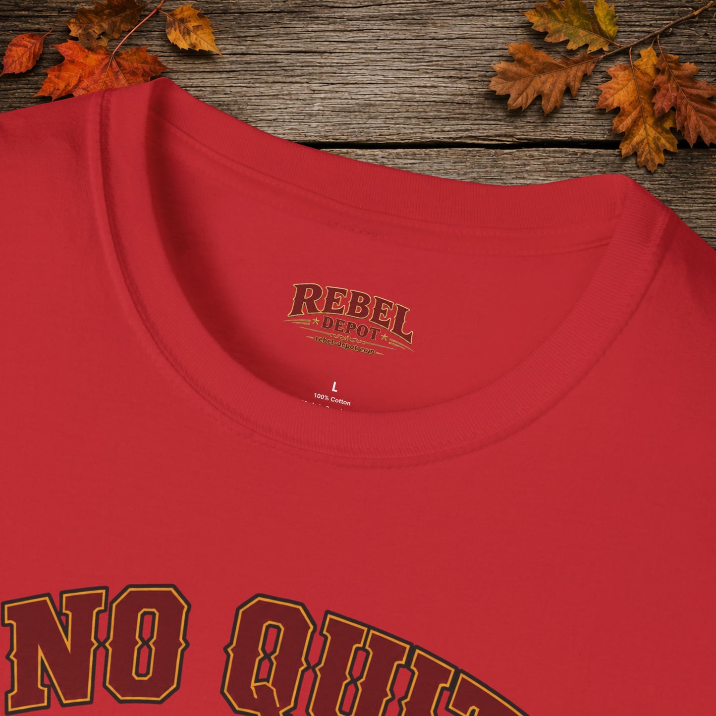 No Quit Bulldogging  Adult T-Shirt