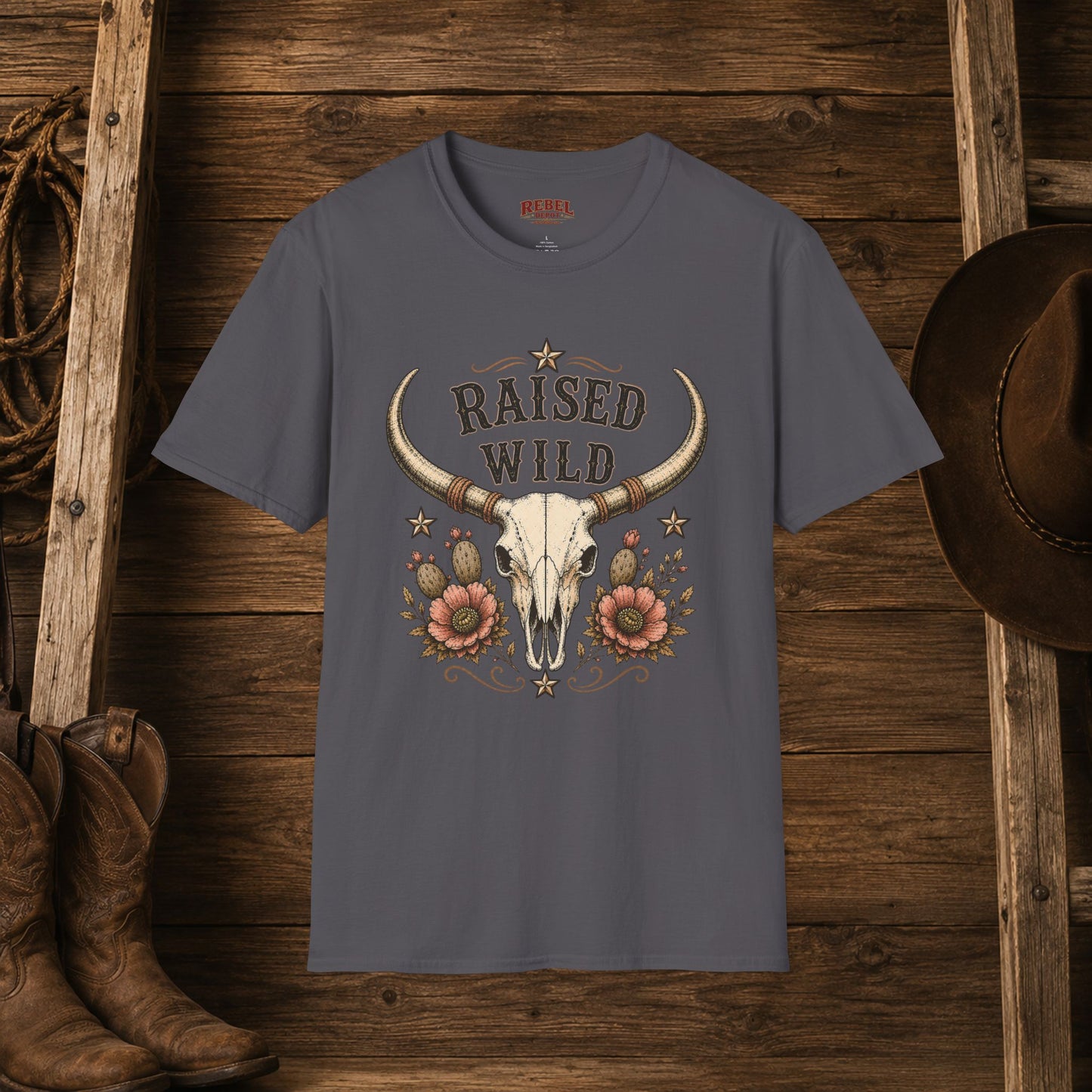 Raised Wild  Adult Size T-Shirt