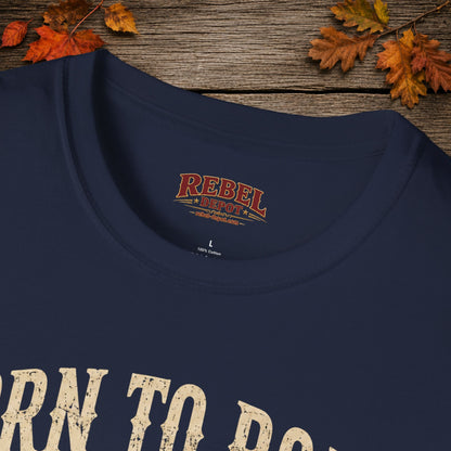 Born to Roam Cowboy  Adult T-Shirt