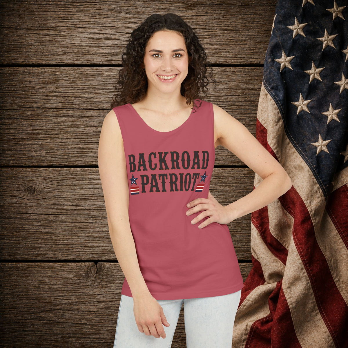 Backroad Patriot   Adult Unisex Tank Top