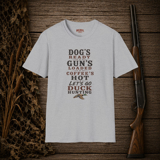 Dog Gun Duck  Adult Size T-Shirt