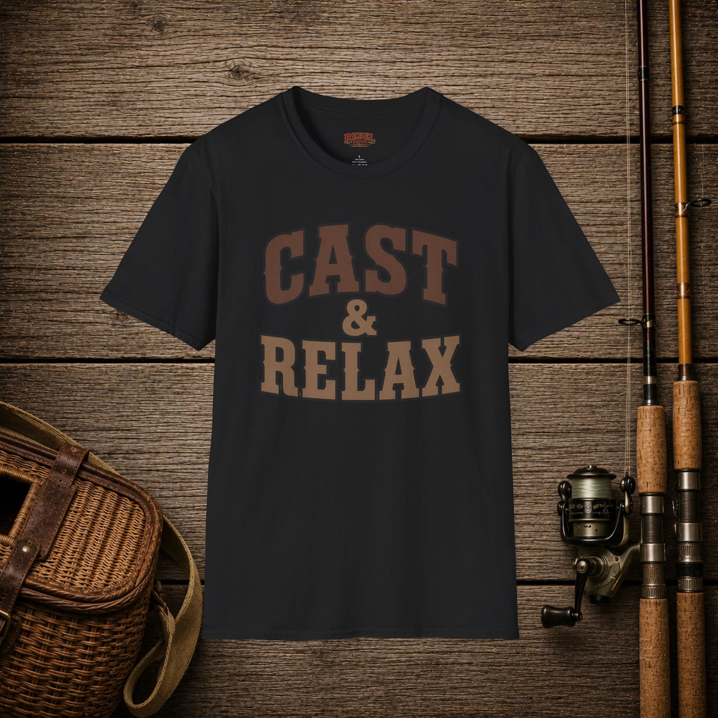 Cast And Relax  Adult T-Shirt