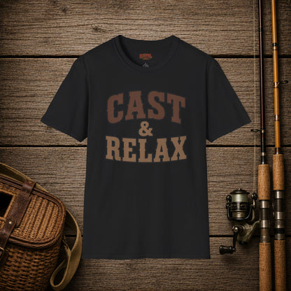Cast And Relax  Adult T-Shirt