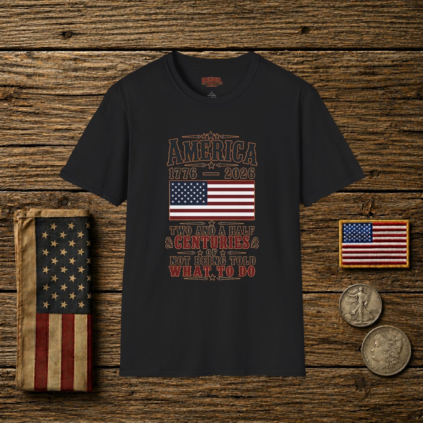America 1776-2026  Adult Size T-Shirt