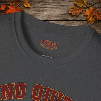 No Quit Bulldogging  Adult T-Shirt