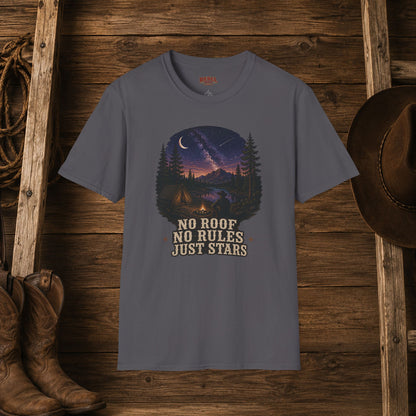 No Roof No Rules   Adult T-Shirt