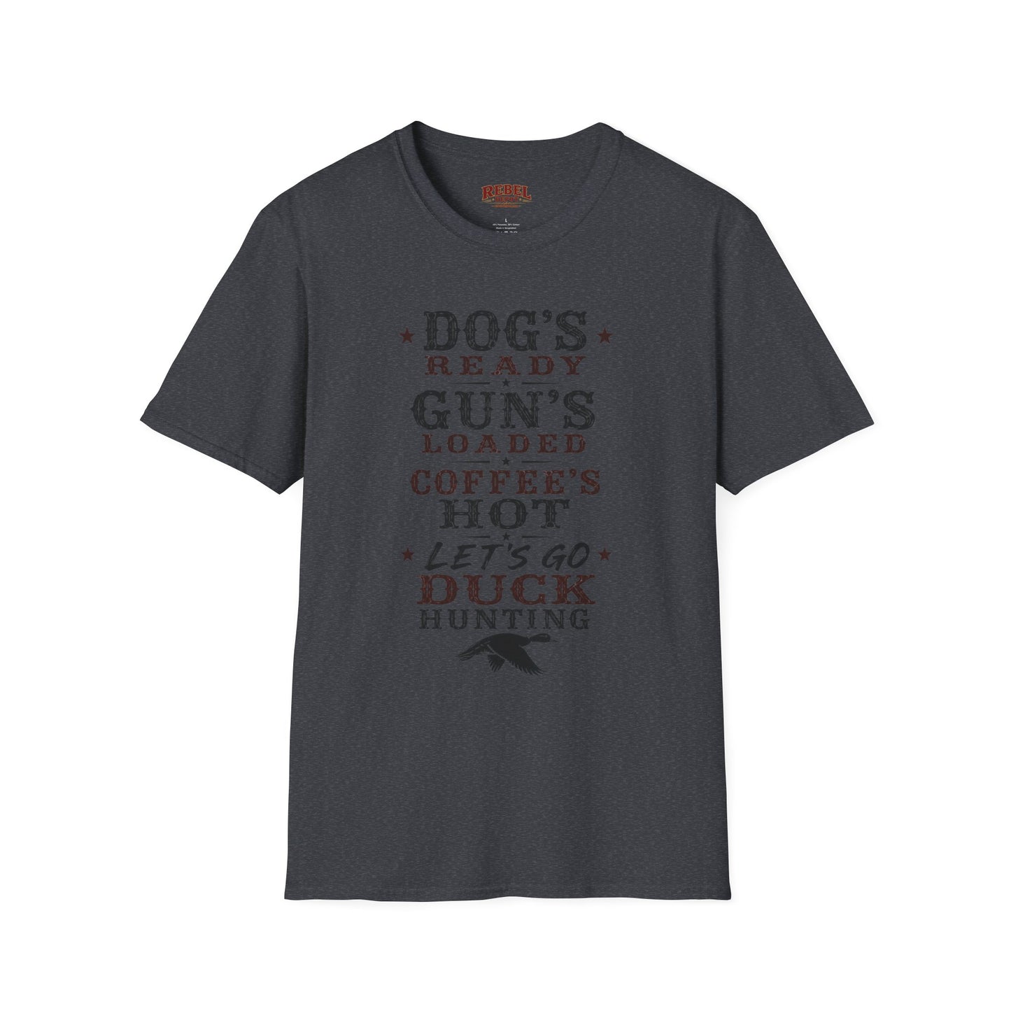 Dog Gun Duck  Adult Size T-Shirt