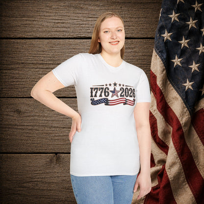 1776 - 2026 Patriot  Adult Size T-Shirt