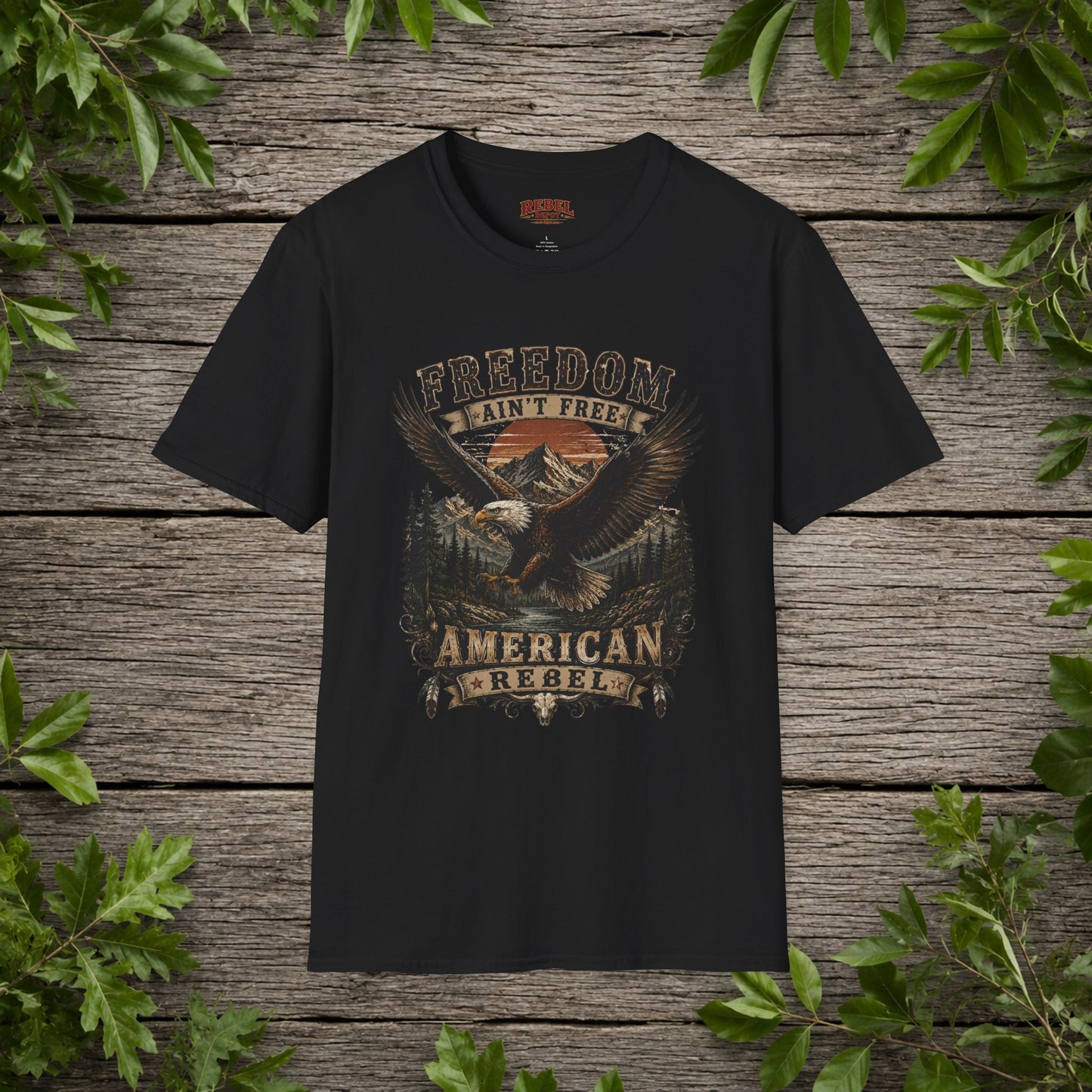 American Rebel Eagle  Adult Size T-Shirt