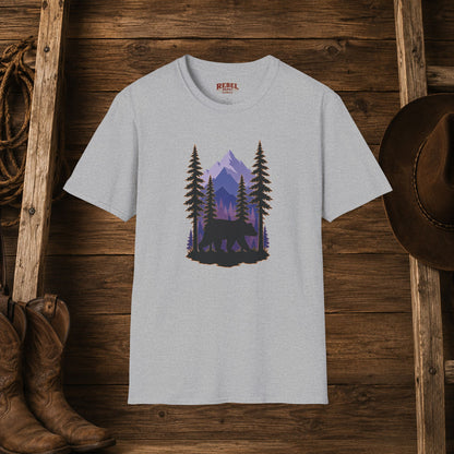 Twilight Bear   Adult Size T-Shirt