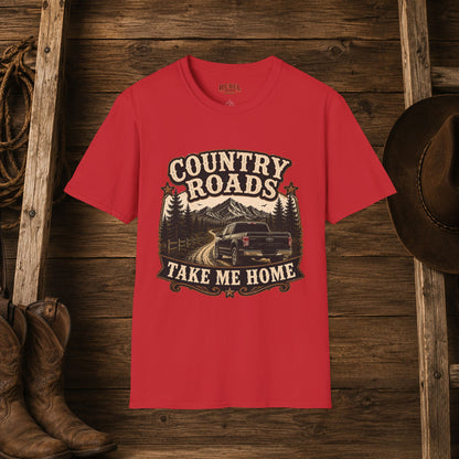 Country Roads Ford  Adult Size T-Shirt