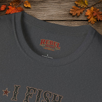 Fish Punching Frowned Upon  Adult Size T-Shirt