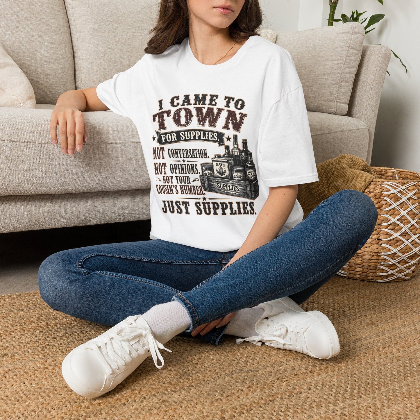 Came To Town for Supply's  Adult Size T-Shirt