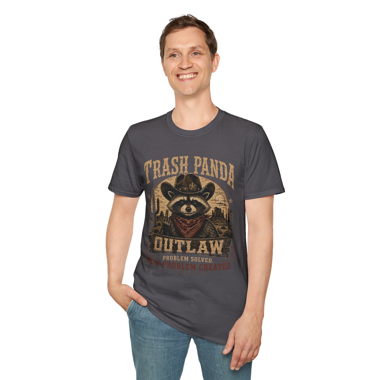 Trash Panda Outlaw (Offensive) Cowboy T-Shirt