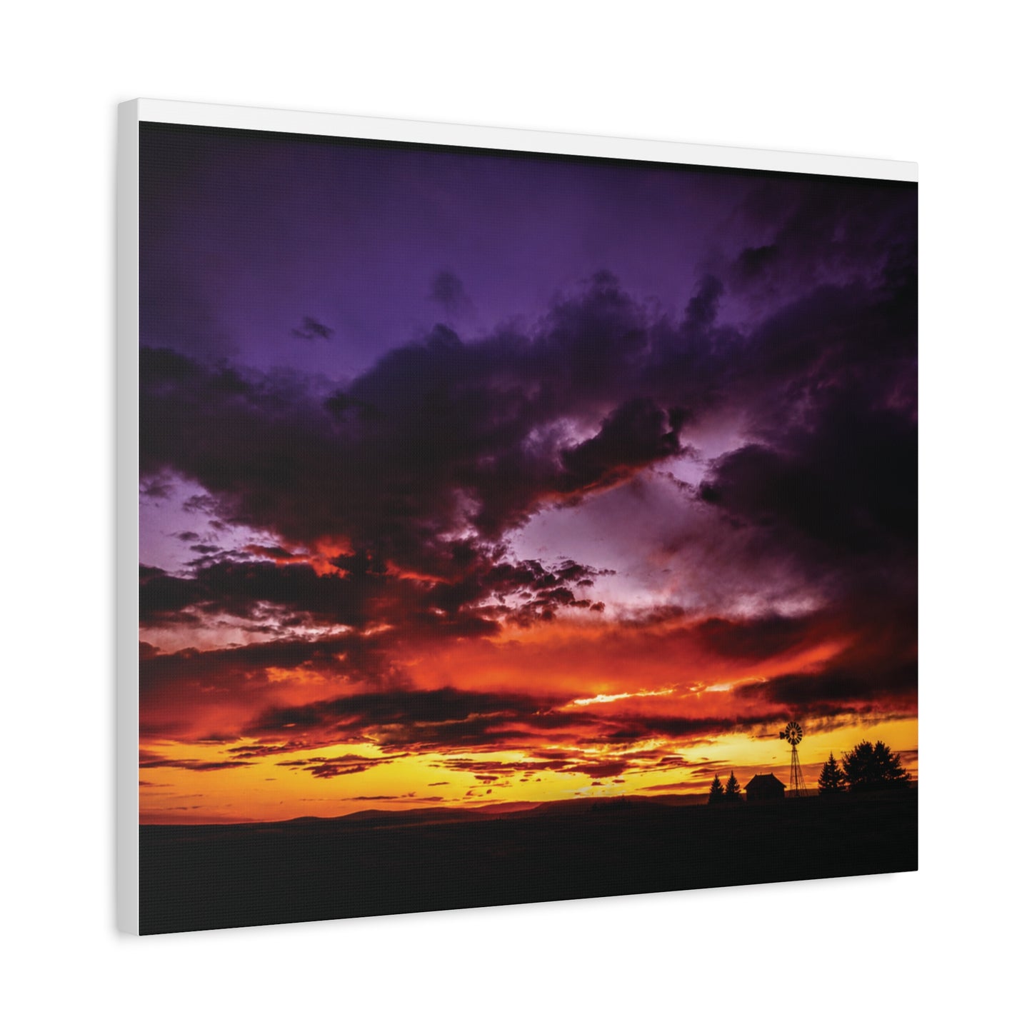 Ranch Sunset Matte Canvas Art
