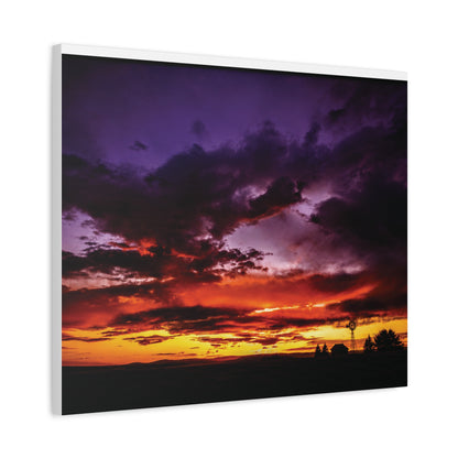 Ranch Sunset Matte Canvas Art
