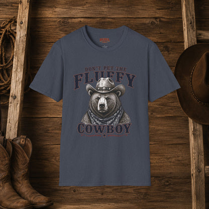 Don't Pet the Fluffy Cowboy  Adult T-Shirt