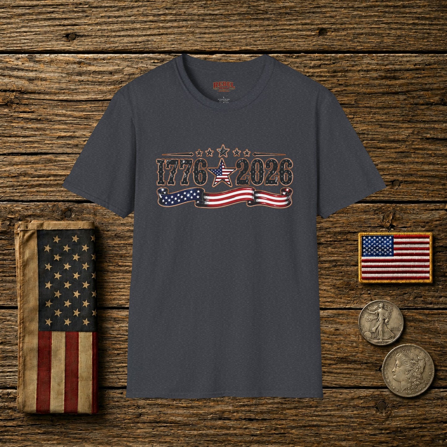1776 - 2026 Patriot  Adult Size T-Shirt
